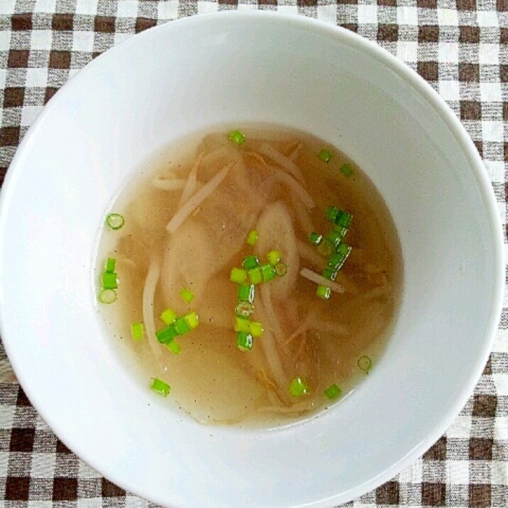 即席！ごぼうの中華スープ